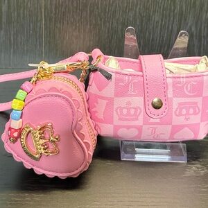 Juicy Couture Pink Crown Purse Set